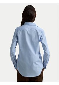 Polo Ralph Lauren Koszula 211941509500 Błękitny Slim Fit. Typ kołnierza: polo. Kolor: niebieski. Materiał: bawełna #5