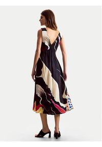 Desigual Sukienka letnia Japan Opart Lacroix 26SWVW60 Czarny Regular Fit. Kolor: czarny. Materiał: wiskoza. Sezon: lato #4