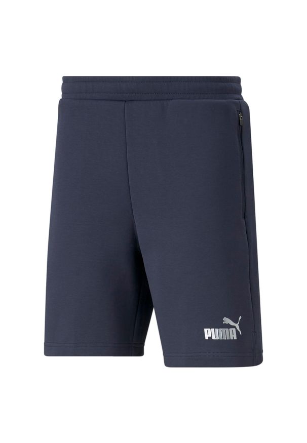 Krótkie spodenki męskie Puma TEAMFINAL CASUALS. Kolor: niebieski. Długość: krótkie. Sport: piłka nożna