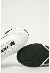 Hugo - Buty. Nosek buta: okrągły. Zapięcie: sznurówki. Kolor: biały. Materiał: syntetyk, materiał, skóra ekologiczna, guma. Szerokość cholewki: normalna #4