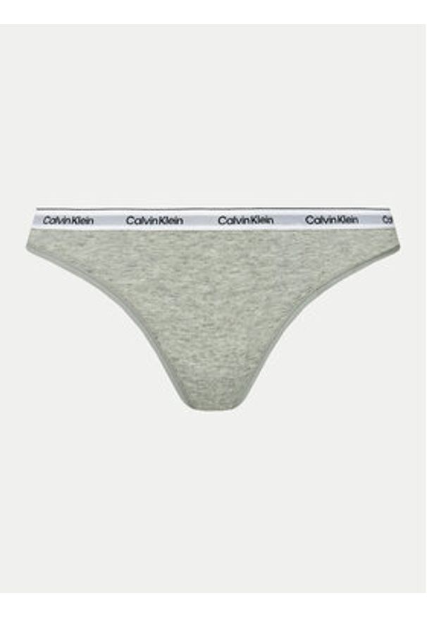 Calvin Klein Underwear Komplet 3 par stringów 000QD5209E Kolorowy. Materiał: bawełna. Wzór: kolorowy