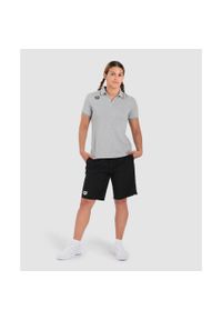 Koszulka polo damska Arena Team Polo shirt Solid Cotton. Typ kołnierza: polo. Kolor: szary. Materiał: dzianina, bawełna. Wzór: jednolity. Styl: sportowy