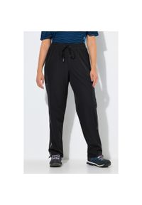 ULLA POPKEN - Damskie Funkcyjne spodnie dresowe hydrofobowy powerstretch. Kolekcja: plus size. Kolor: czarny. Materiał: poliester, elastan, materiał. Sport: joga i pilates #1