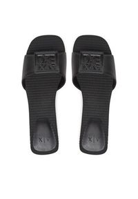 Armani Exchange Klapki XDP055 XV921 00002 Czarny. Kolor: czarny. Materiał: skóra #6