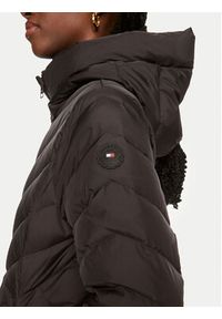 TOMMY HILFIGER - Tommy Hilfiger Kurtka puchowa Chevron WW0WW42622 Czarny Regular Fit. Kolor: czarny. Materiał: syntetyk #4