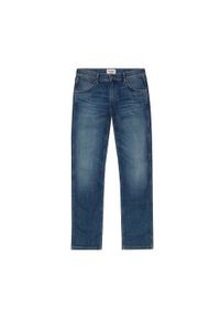 Wrangler - WRANGLER GREENSBORO MĘSKIE SPODNIE JEANSOWE JEANSY DŻINSY HARE BLUE 112350838