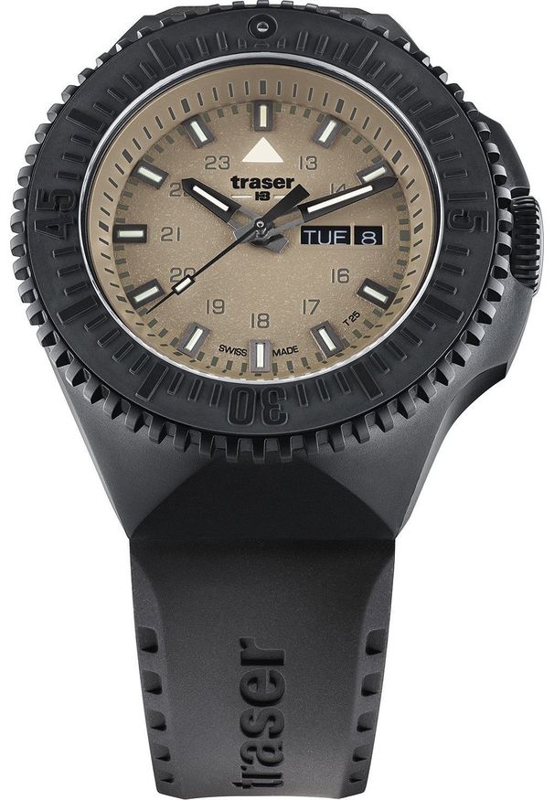 Zegarek Traser Zegarek męski Traser TS-109861 czarny. Kolor: czarny