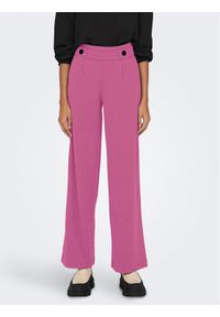 JDY Spodnie materiałowe Geggo 15208430 Różowy Wide Leg. Kolor: różowy. Materiał: syntetyk #1