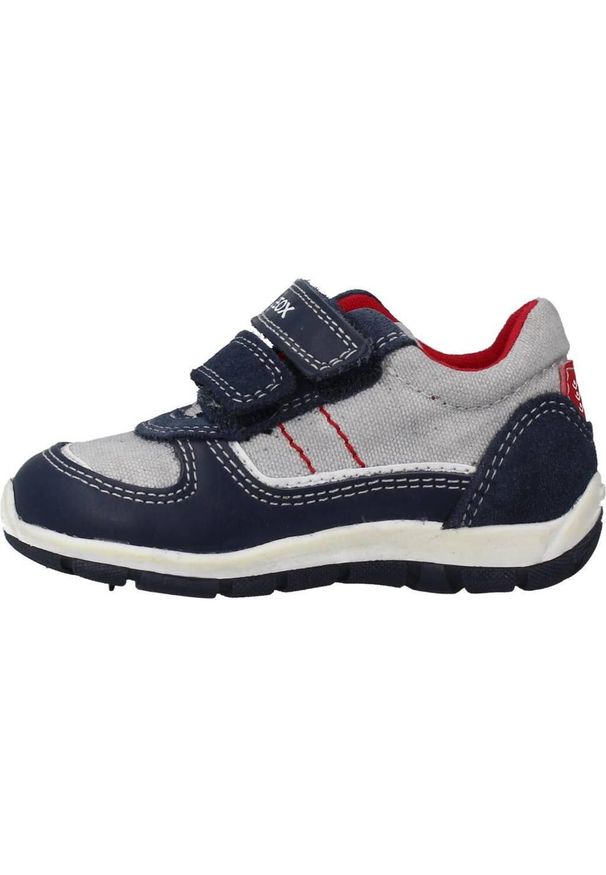 Tenisówki Geox Model B Shaax B.a Kolor Niebieski. Kolor: niebieski. Materiał: syntetyk, tkanina, skóra. Sport: turystyka piesza