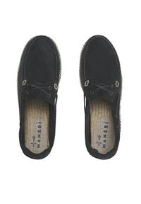 Manebi Espadryle Shoes Espadrilles K 1.5 K0 Granatowy. Kolor: niebieski. Materiał: zamsz, skóra