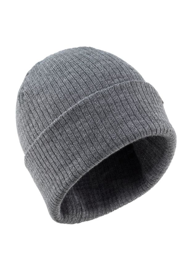 WEDZE - Czapka narciarska dla dzieci Wedze Fisherman 500. Kolor: szary. Materiał: akryl, materiał. Sezon: zima. Styl: sportowy