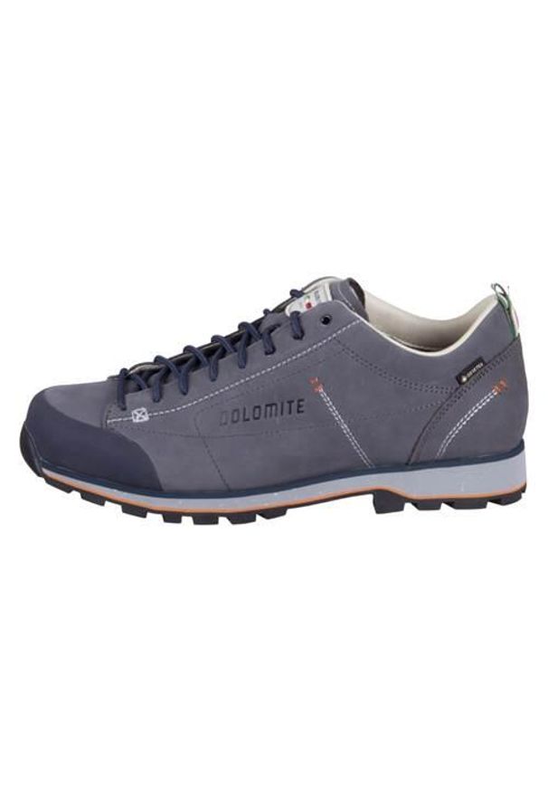 Buty do chodzenia męskie Dolomite Goretex. Zapięcie: sznurówki. Kolor: szary. Materiał: skóra, syntetyk, materiał, tkanina, zamsz. Szerokość cholewki: normalna. Technologia: Gore-Tex. Sport: turystyka piesza