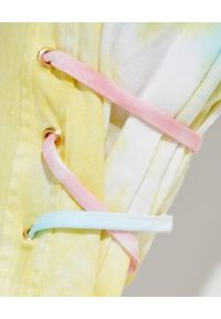 LOVE SHACK FANCY - Pastelowe spodnie Tao tie-dye. Kolor: niebieski. Materiał: bawełna #3