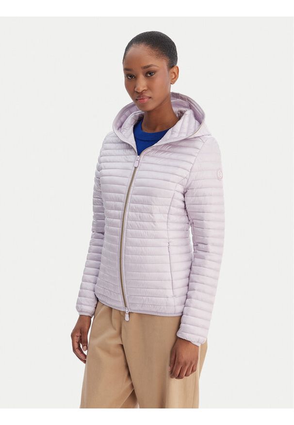 Save The Duck Kurtka przejściowa D33620W IRIS22 Fioletowy Regular Fit. Kolor: fioletowy. Materiał: syntetyk