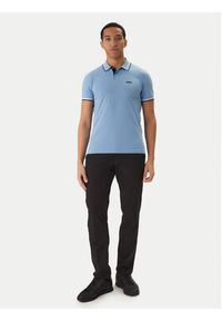BOSS Polo Paul 50506193 Błękitny Slim Fit. Typ kołnierza: polo. Kolor: niebieski. Materiał: bawełna #3
