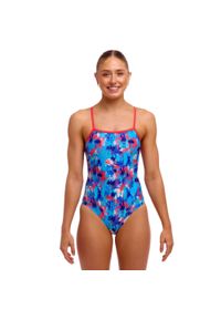 Strój do pływania FUNKITA Messy Messy Messy - Single Strap. Kolor: niebieski #1