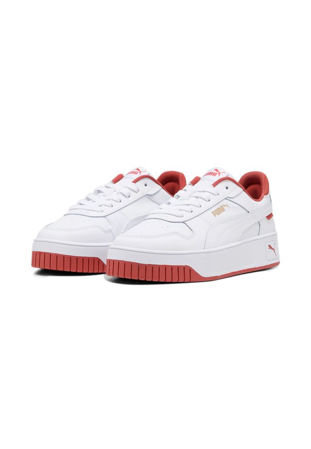 Buty Sportowe Damskie Puma Carina Street. Kolor: biały