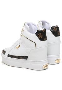 Guess Sneakersy Fridan FL7FRI FAL12 Biały. Kolor: biały. Materiał: skóra