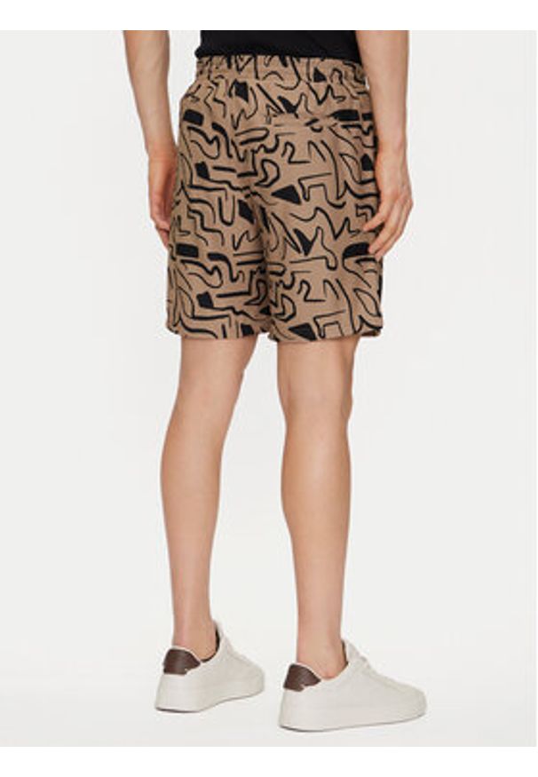 Only & Sons Szorty materiałowe Tel 22033513 Beżowy Regular Fit. Kolor: beżowy. Materiał: syntetyk