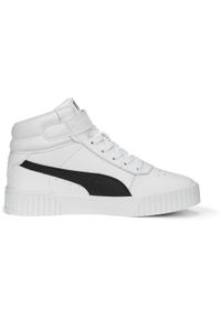 Puma - Buty na co dzień damskie PUMA CARINA 2.0 MID wysokie skóra. Okazja: na co dzień. Zapięcie: sznurówki. Kolor: wielokolorowy. Materiał: skóra, syntetyk, materiał. Szerokość cholewki: normalna. Sport: turystyka piesza