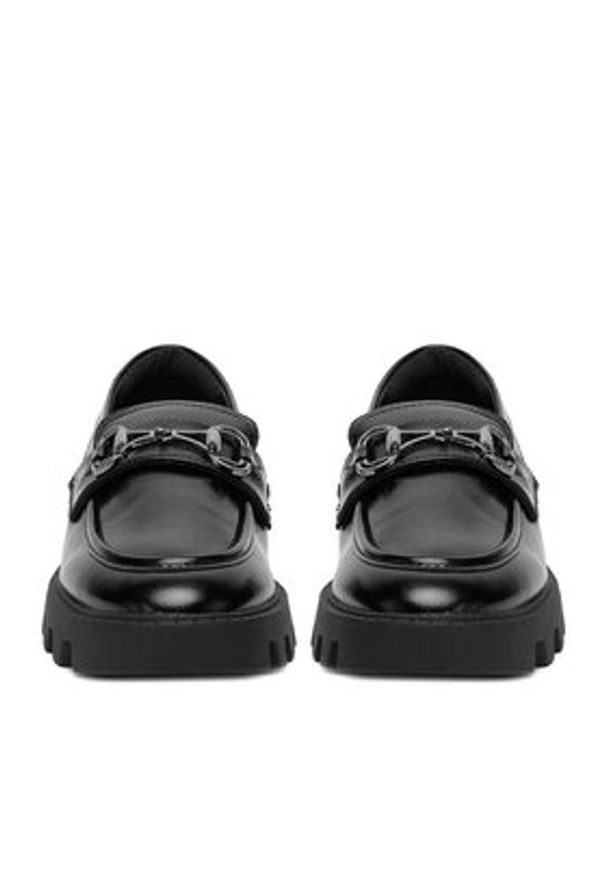 DeeZee Loafersy CEO-R25AW00705 Czarny. Kolor: czarny. Materiał: skóra
