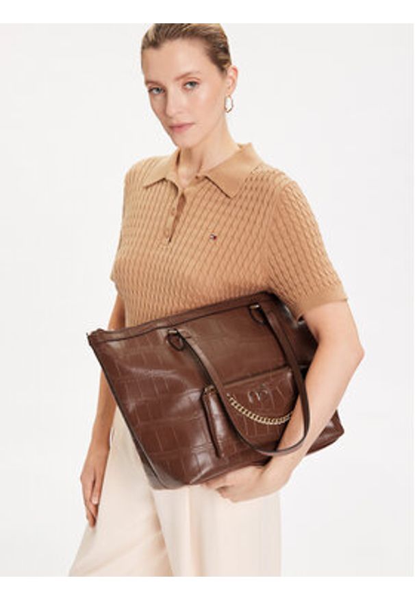 Nobo Torebka NBAG-N0240-CM17 Brązowy. Kolor: brązowy. Materiał: skórzane