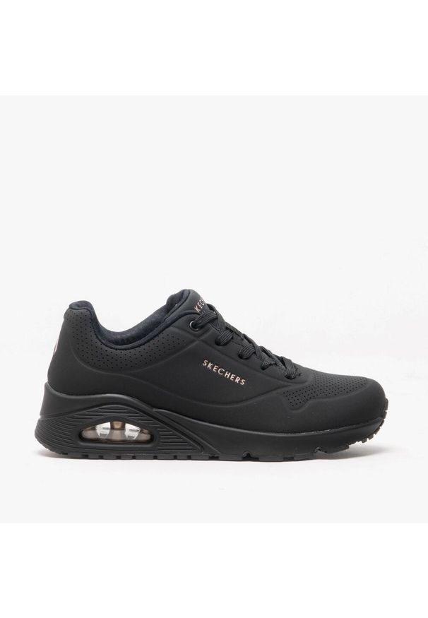 skechers - Skechers Uno-Stand on Air. Kolor: czarny. Model: Skechers Sport. Sport: bieganie
