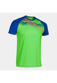 Koszulka do biegania męska Joma Elite X. Kolor: niebieski, wielokolorowy, różowy. Materiał: elastan, poliester #1