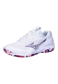 Buty do piłki ręcznej damskie Mizuno Wawe Stealth 6. Kolor: biały. Model: Mizuno Wave. Sport: piłka ręczna