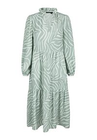 Marc Aurel Sukienka koszulowa 6843 1000 93179 Zielony Loose Fit. Kolor: zielony. Materiał: lyocell. Typ sukienki: koszulowe #6