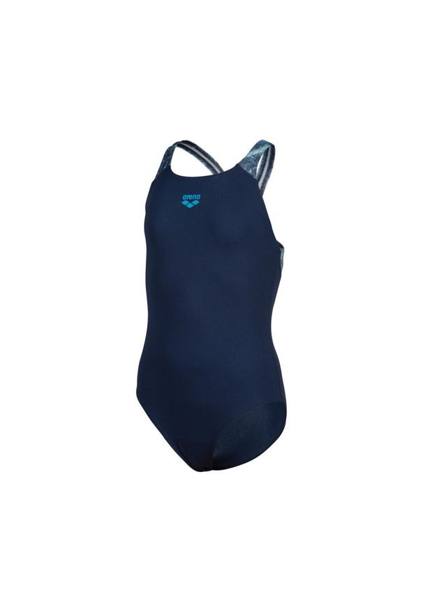 Strój kąpielowy dziewczęcy jednoczęściowy sportowy basen Arena Pacific. Kolor: niebieski