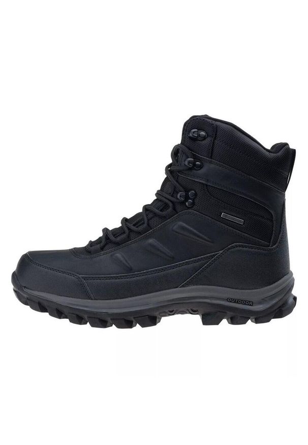 Elbrus - Męskie Wodoodporne Buty Śniegowe Spike Mid Cut. Kolor: czarny, brązowy, wielokolorowy, szary. Sezon: zima