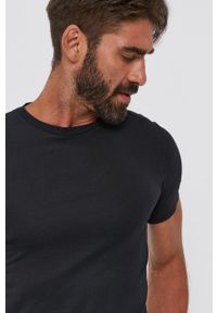 Polo Ralph Lauren T-shirt (2-pack) 714835960001 męski kolor czarny gładki. Okazja: na co dzień. Typ kołnierza: polo. Kolor: czarny. Materiał: dzianina. Wzór: gładki. Styl: casual #1