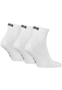 Puma Skarpety Quarter Plain 3-Pack 93858909. Kolor: biały. Sport: bieganie #2
