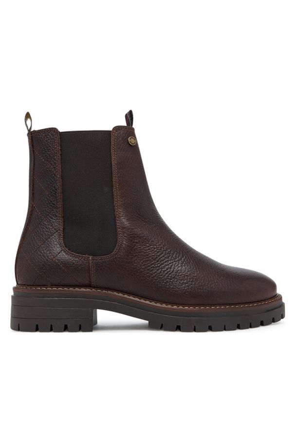 Barbour Sztyblety Evie LFO0575BR96 Brązowy. Kolor: brązowy. Materiał: skóra