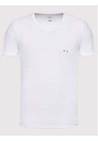 Armani Exchange Komplet t-shirtów 956004 CC282 04710 Biały Regular Fit. Kolor: biały. Materiał: bawełna #4