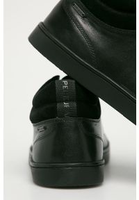 Pepe Jeans - Buty skórzane DOC LTH. Nosek buta: okrągły. Zapięcie: sznurówki. Kolor: czarny. Materiał: skóra. Szerokość cholewki: normalna #4
