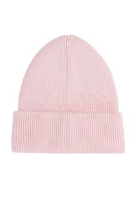 Tommy Jeans Czapka Tjw Linear Beanie AW0AW17913 Różowy. Kolor: różowy. Materiał: materiał, bawełna