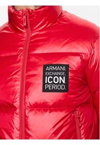 Armani Exchange Kurtka puchowa 8NZBP2 ZNYNZ 14AQ Czerwony Regular Fit. Kolor: czerwony. Materiał: puch, syntetyk #4