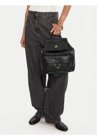 Patrizia Pepe Plecak 8B0285/L162-K103 Czarny. Kolor: czarny. Materiał: skóra #1