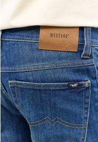 Mustang - Męskie Spodnie Jeansowe MUSTANG Tramper Straight Denim Blue 1015516 5000 882 #5