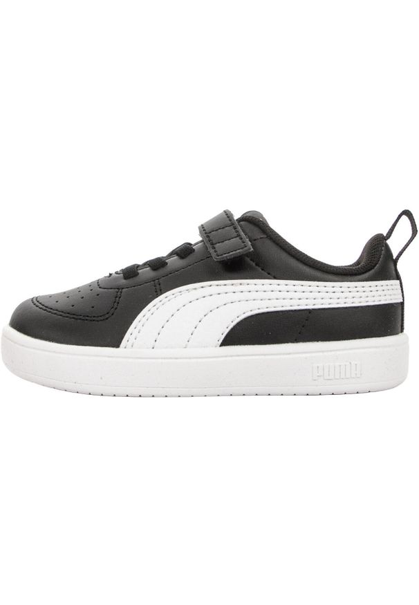 Adidasy Puma Rickie Ac Inf, Dzieci. Zapięcie: rzepy. Kolor: czarny. Materiał: materiał, syntetyk. Szerokość cholewki: normalna. Sport: turystyka piesza