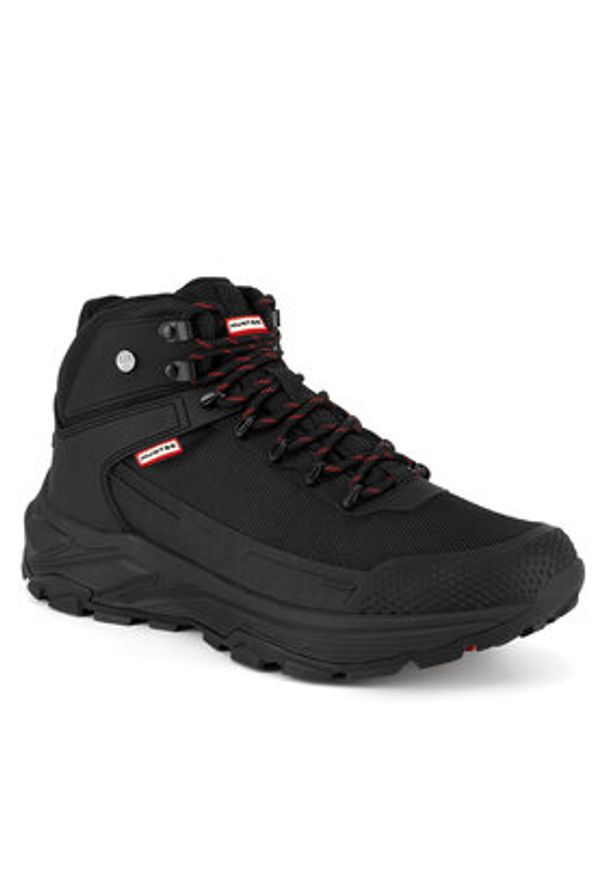 Hunter Trekkingi H8-138 Czarny. Kolor: czarny. Materiał: materiał. Sport: turystyka piesza