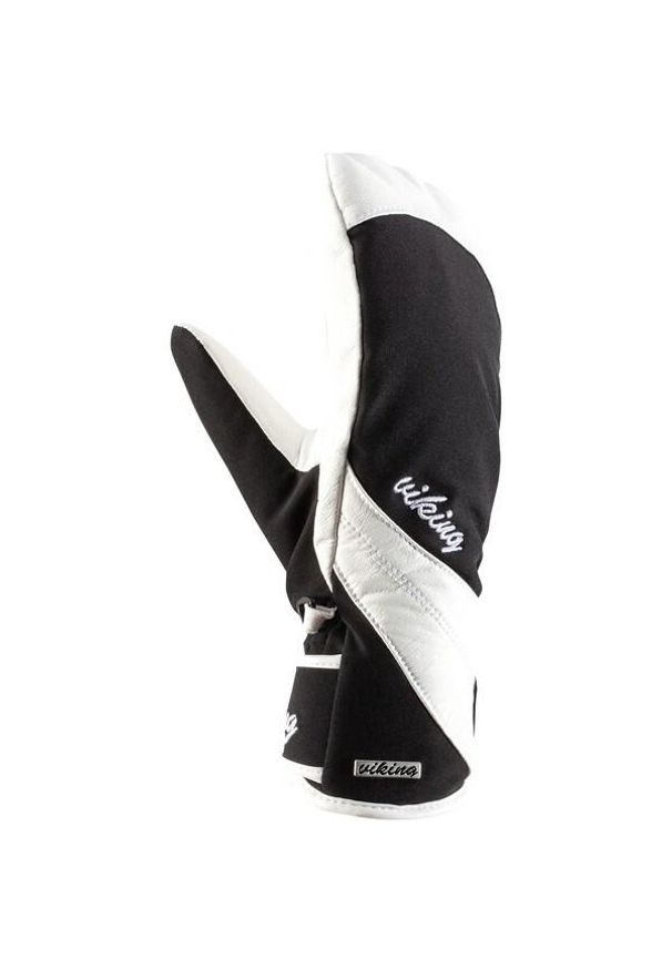 Rękawice narciarskie damskie Viking Aurin Mitten Ski Lady. Kolor: czarny, wielokolorowy, biały. Sezon: zima. Sport: narciarstwo