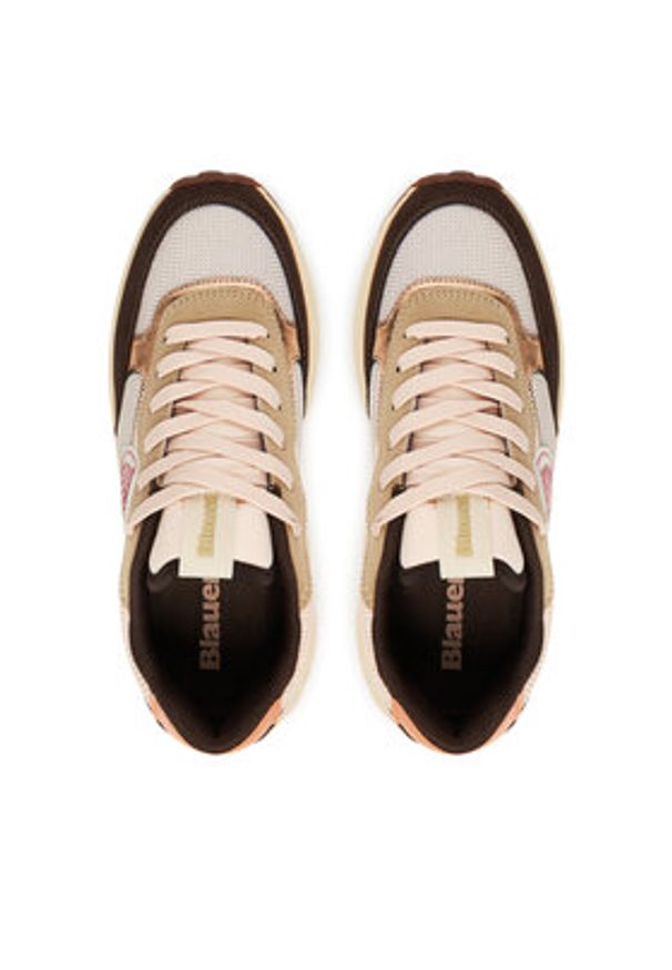 Blauer Sneakersy F5LYNN01/MEG Brązowy. Kolor: brązowy. Materiał: materiał