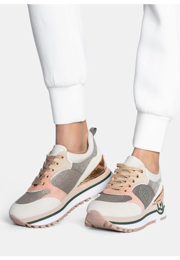 Sneakersy damskie multikolor Liu Jo Maxi Wonder 38. Okazja: na spotkanie biznesowe. Kolor: wielokolorowy. Materiał: tkanina