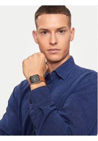 Casio Zegarek Classic MTP-M305L-1AVER Brązowy. Kolor: brązowy. Materiał: skóra #4