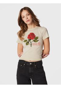 BDG Urban Outfitters T-Shirt 75440339 Beżowy Regular Fit. Kolor: beżowy. Materiał: bawełna #1