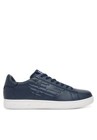 EA7 Emporio Armani Sneakersy 7X000331 AF10848 UB098 Granatowy. Kolor: niebieski. Materiał: skóra