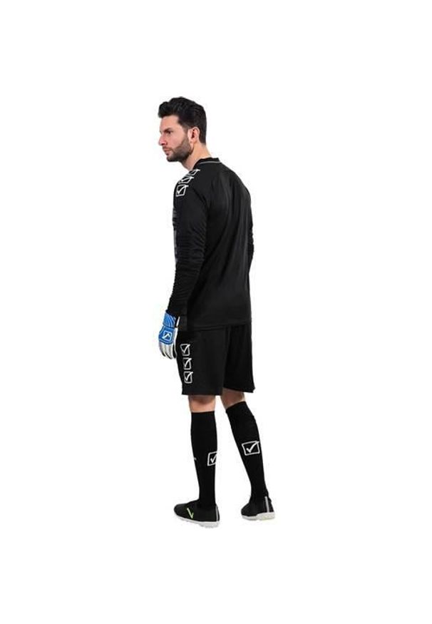 Dres piłkarski męski Givova Difesa. Kolor: wielokolorowy, szary, czarny. Materiał: dresówka. Sport: piłka nożna